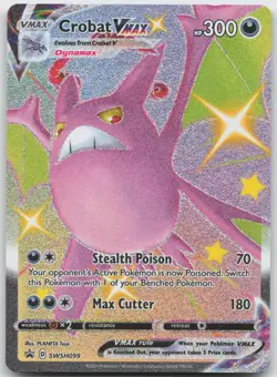 CROBAT VMAX SWSH099 HOLO PROMO SWORD & SHIELD PROMO POKEMON HOLO NM - Image 1