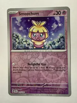 Smoochum Reverse Holofoil Common SV08:Surging Sparks SSP Psychic 075/191 Pokemon - Image 1