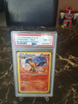 Pokemon 2012 B&W Boundaries Crossed #20 Charizard Holo PSA 8 - Image 2
