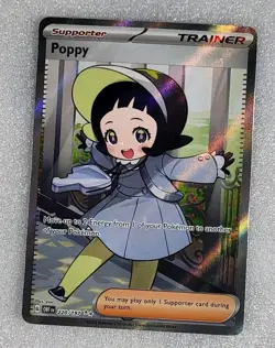Poppy 220/197 NM/M SV03 Obsidian Flames Full Art Trainer Pokemon TCG - Image 1