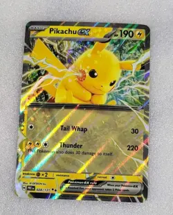 Pikachu ex 028/131 NM/M SV PRE Prismatic Evolutions Pokemon TCG - Image 1