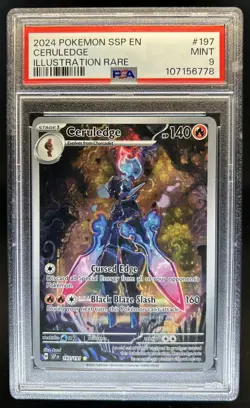 2024 Pokemon Surging Sparks Ceruledge #197/191 PSA 9 - Image 1