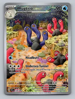 Wugtrio 224/091 Holo Paldean Fates Pokemon TCG - Image 1