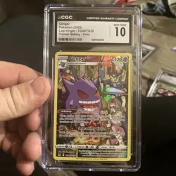 Gengar Pokemon 2022 Lost Origin TG06/TG30 Trainer Gallery CGC 10 Gem Mint TCG - Image 1