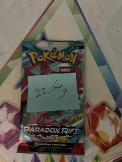 22.64g Extremely HEAVY - Pokemon TCG S&V Paradox Rift Booster Pack Sealed - Image 2