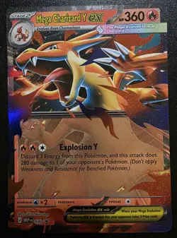 Mega Charizard Y EX 030 Black Star Promo Mega Evolution Pokemon 2026 - Image 1