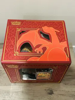 Pokemon TCG Charizard EX Super-Premium Collection Box Sealed New Packs Statue - Image 5
