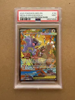 Mega Kangaskhan Ex 182/132 PSA 9 MINT Special Illustration Rare Pokemon TCG - Image 1