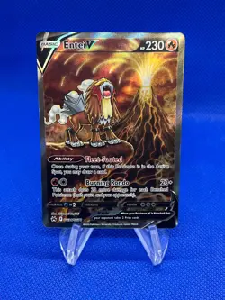Pokemon Crown Zenith Galarian Gallery Entei V GG36/GG70 Alternate Alt Art NM - Image 1