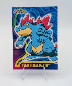 2001 Topps Johto Series Pokemon: Feraligatr #160 - Image 1
