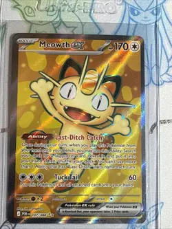 Meowth ex #107 Pokemon Perfect Order - Image 1