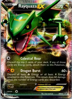 Rayquaza EX - BW47 - Black and White Promos Pokemon TCG LP Holo - Image 1