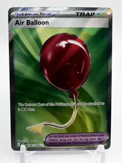 Pokemon Air Balloon 166/132 Trainer Holo Ultra Rare Me01: Mega Evolution Tool - Image 1