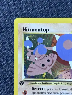 Hitmontop LP MP 1st Edition Neo Discovery Holo Rare 3 Pokemon - Image 3