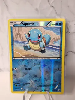 Pokemon Squirtle Plasma Storm 24/135 Reverse Holo Common Basic HP60 English - Image 1