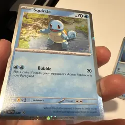 Squirtle #48 Black Star Promo Holo - Squirtle 7/165 Reverse Holo TCG Pokemon - Image 5