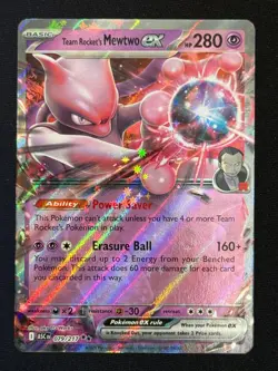 Team Rocket's Mewtwo ex 079/217 Double Rare ME: Ascended Heroes Pokemon NM/M - Image 1