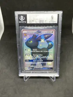 2019 Pokemon Sun And Moon Hidden Fates Shiny Vault Umbreon GX UR BGS 9 - Image 1
