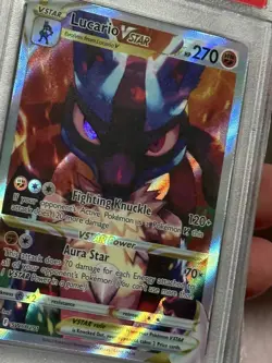 Pokemon TCG Lucario VSTAR SWSH291 Crown Zenith Full Art Holo Promo PSA 10🌟💎🌟 - Image 1
