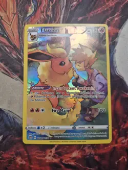 Flareon TG01/TG30 Trainer Gallery Ultra Rare Holo Brilliant Stars Pokemon MP - Image 1