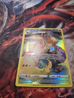 Flareon TG01/TG30 Trainer Gallery Ultra Rare Holo Brilliant Stars Pokemon MP - Image 3