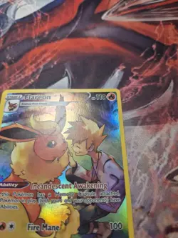 Flareon TG01/TG30 Trainer Gallery Ultra Rare Holo Brilliant Stars Pokemon MP - Image 4
