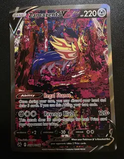 Zamazenta V Full Art GG54/GG70 Crown Zenith Galarian Gallery Pokemon 2023 - Image 1