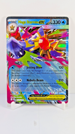 Pokemon TCG: Perfect Order Lot (3): Holo Ex Rare Bundle- Meowth, Starmie, Lapras - Image 3