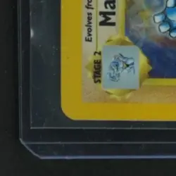 1999 POKEMON BASE SET 1ST EDITION #8/102 MACHAMP HOLO RARE - Image 4