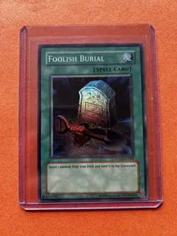 Yugioh Foolish Burial TU02-EN004 Turbo Pack Booster Two Spell-Normal Konami - Image 1