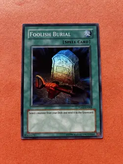 Yugioh Foolish Burial TU02-EN004 Turbo Pack Booster Two Spell-Normal Konami - Image 2