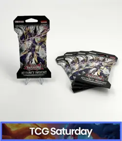 2025 YU-GI-OH! ALLIANCE INSIGHT SLEEVED BOOSTER PACK LOT OF 5 - Image 1