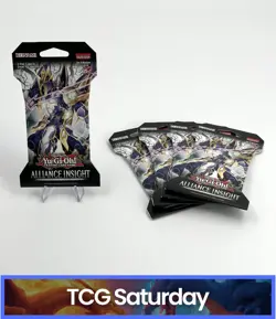 2025 YU-GI-OH! ALLIANCE INSIGHT SLEEVED BOOSTER PACK LOT OF 5 - Image 1