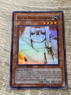 Yu-Gi-Oh! Koa'ki Meiru Guardian RGBT-ENPP3 Super Rare - Limited Edition - Image 1
