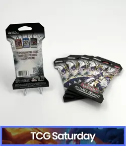 2025 YU-GI-OH! ALLIANCE INSIGHT SLEEVED BOOSTER PACK LOT OF 5 - Image 2