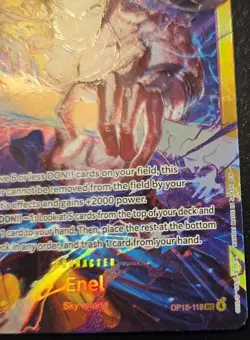 Enel OP15-118 Foil Secret Rare Adventure On Kami's Island One Piece Card Game - Image 5