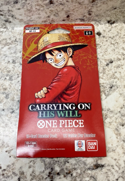🔥 One Piece OP-13 CARRYING ON HIS WILL Sleeved Booster Pack 🔥 - Factory Sealed - Image 3