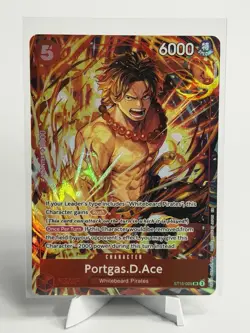 One Piece Portgas.D.Ace (ST15-005) illustration box Foil 6000 Power 5 Cost - Image 1
