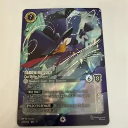 Disney Lorcana Winterspell Darkwing Duck Cool Enchanted 239/204 🔥 - Image 1