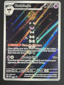 Gothitelle SVP 211 Illustration Rare Black Star Promo White Flare Pokemon NM - Image 1