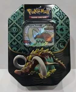 Paldean Fates Shiny Great Tusk ex Tin - Pokemon TCG - New Sealed - Image 1