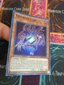 Yugioh Vendread Core EXFO-EN083 Super Rare 1st Edition Near Mint - Image 2