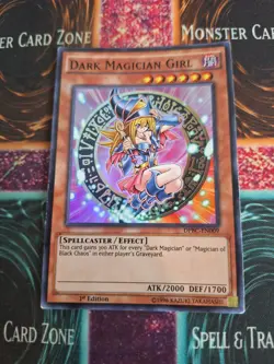 Yugioh Dark Magician Girl DPBC-EN009 Super Rare 1st Edition Near Mint - Image 1