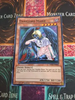 Yugioh Darklord Marie DESO-EN046 Super Rare 1st Edition Near Mint - Image 1