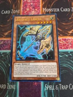 Yugioh Artifact Lancea DUDE-EN033 Ultra Rare 1st Edition Near Mint - Image 1