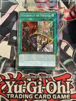 Pantheism Of The Monarchs Platinum Secret Rare 1st Edition RA04-EN261 Yugioh - Image 1