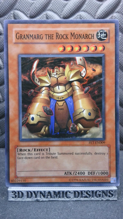 | Yugioh Granmarg the Rock Monarch FET-EN009 Super Rare Flaming Eternity HP | - Image 1
