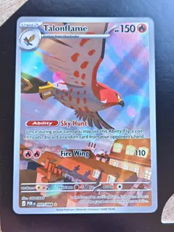 Pokemon TCG Talonflame 091/088 Perfect Order Full Art Illustration Rare Card NM - Image 1