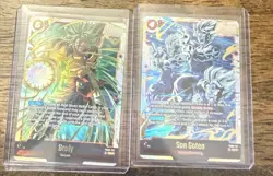SON GOTEN & BROLY SCR LOT FUSION WORLD Saiyan’s Pride DRAGON BALL SUPER TCG DBS - Image 1