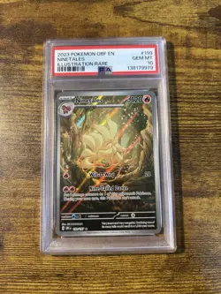 2023 Pokemon SV Obsidian Flames - OBF EN Ninetales #199/197 PSA 10 GEM MINT - Image 1
